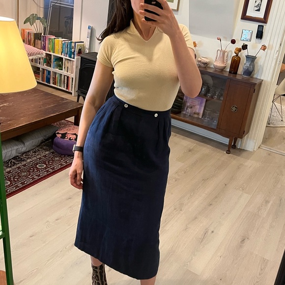 Vintage knit T-shirt by AK collection - Picture 6 of 10